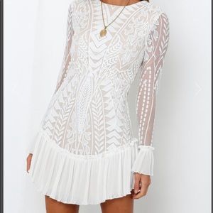 Hello Molly tribal white dress